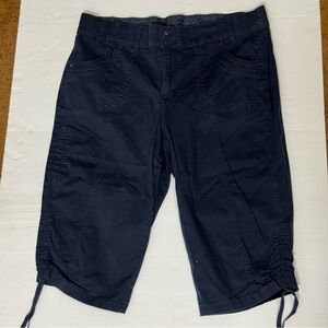 Gloria Vanderbilt Elegant Women's Dark Blue Cargo Shorts